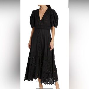 Veronica Beard Black Midi Dress